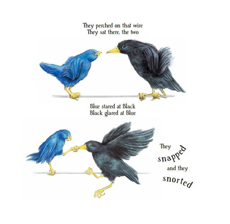 What are Two Birds on a Wire About