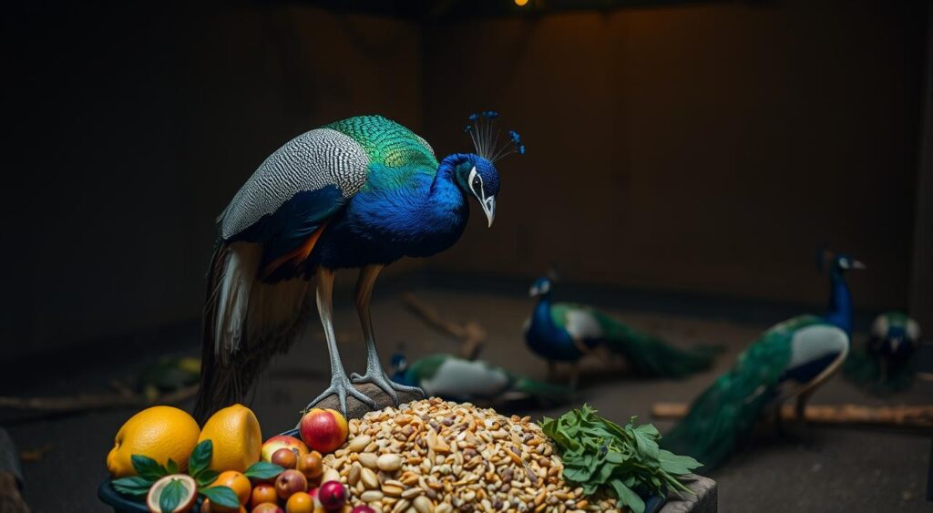 Peacock Diet in Captivity