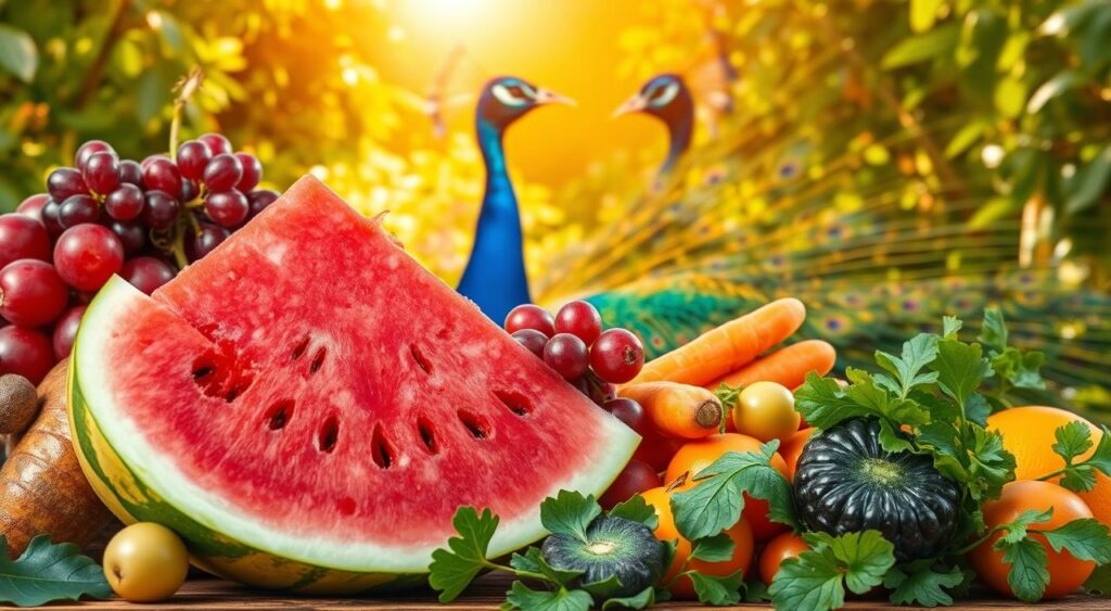 Peacock Food Preferences